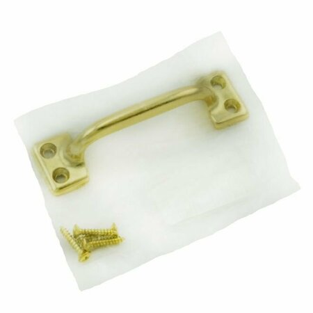 IVES COMMERCIAL Aluminum Bar Window Lift Bright Brass Finish 026A3